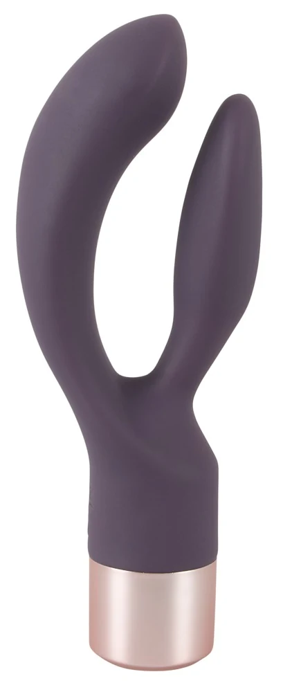 Ergonomische rabbit vibrator met dubbele motor