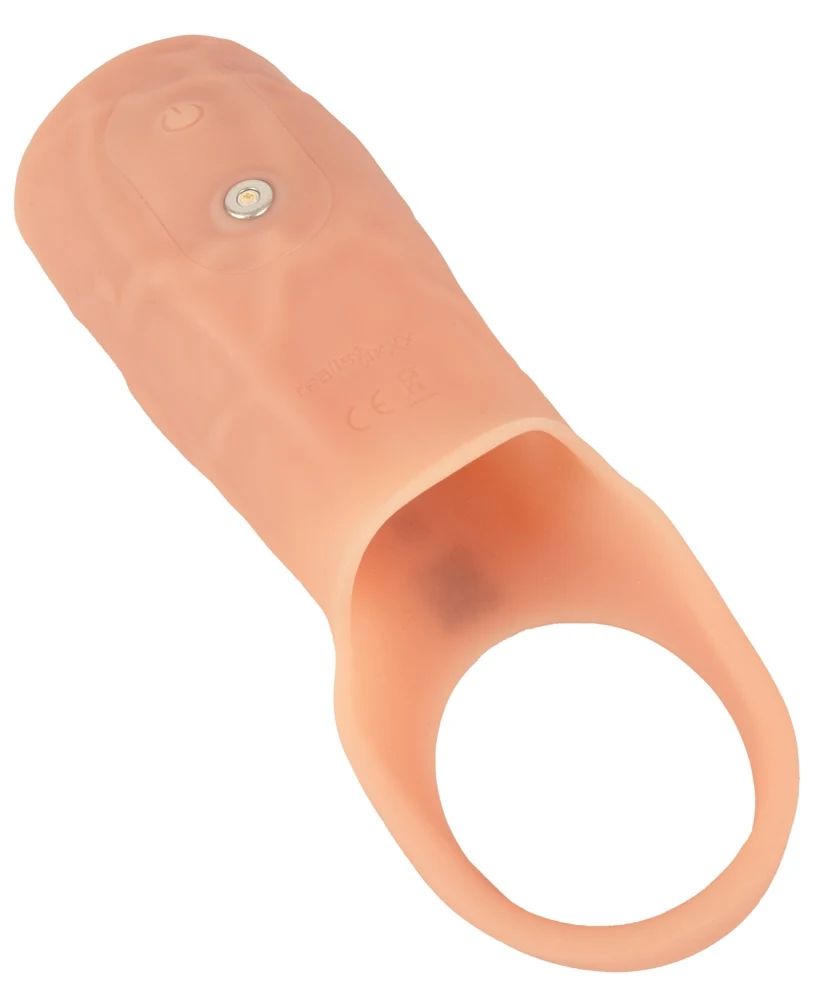 RealSleeve Open vibrerende penissleeve van siliconen