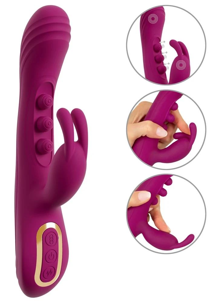 Javida rabbit vibrator met klopfunctie
