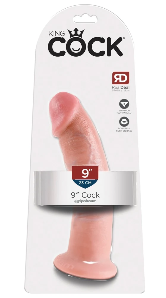 Realistische dildo met zuigvoet 24 cm