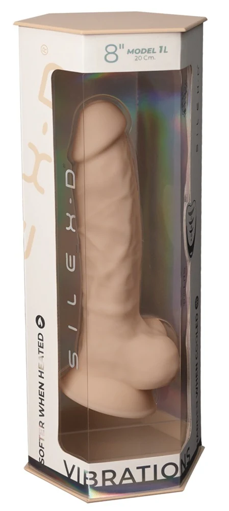 Flexibele natuurlijke vibrator met afstandsbediening 20 cm