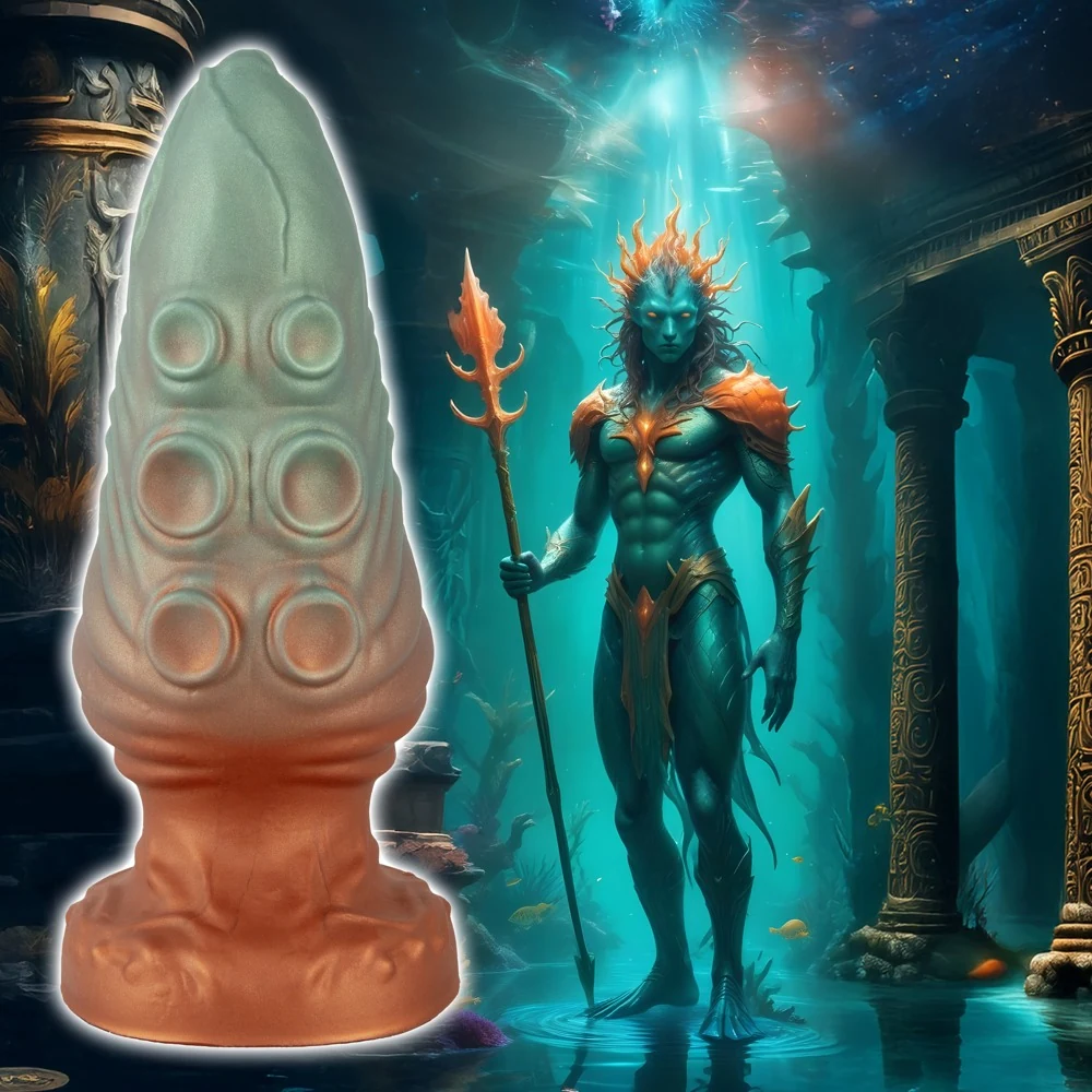 Beasty Cocks Atlantis anaalplug met zuigvoet