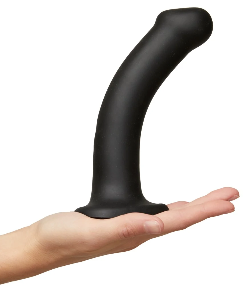 Dual Density Buigbare Dildo met Zuigvoet 18 cm