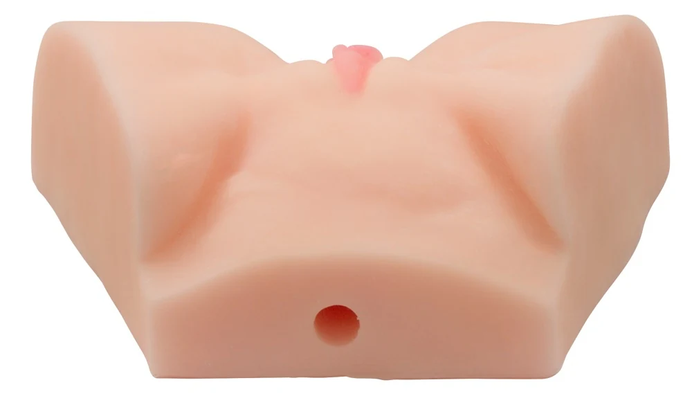 Masturbator met realistische opening en opbergdoosje