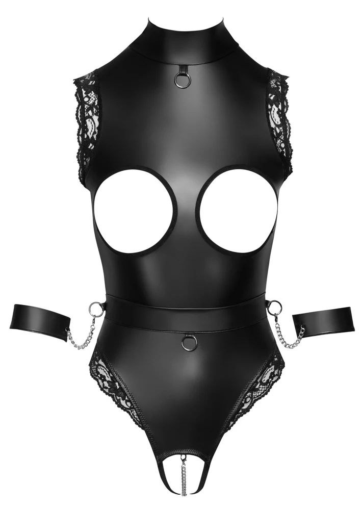 Cottelli Bondage kruisloze body met boeien