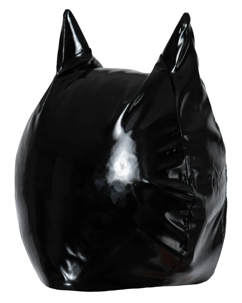 Lak kattenmasker half gezicht