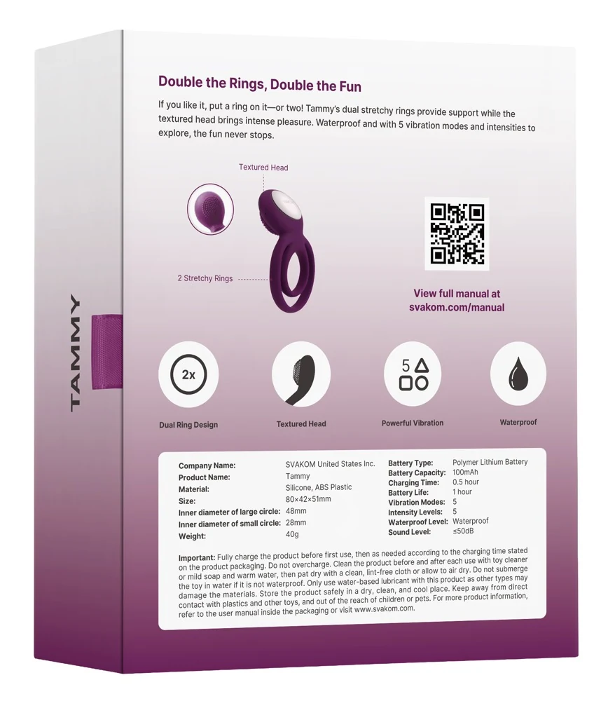 Oplaadbare vibro penisring met clitorisstimulator