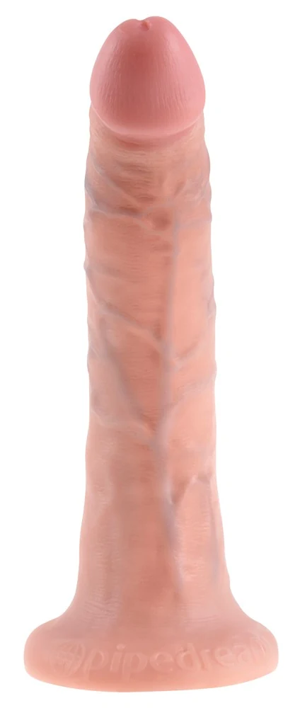 Natuurlijke dildo met zuigvoet 20,5 cm