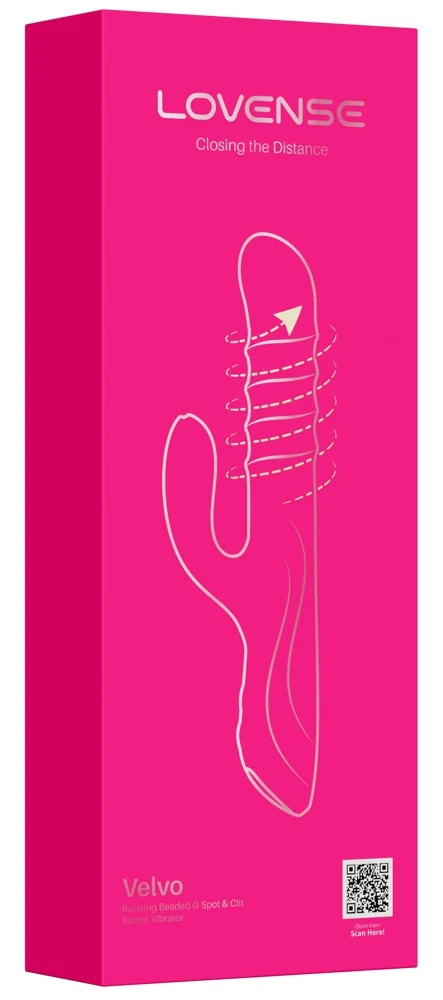 Lovense Velvo rabbit vibrator met app