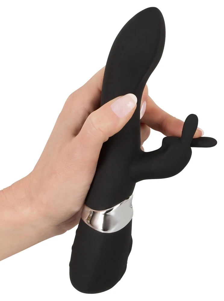 Fluweelzachte rabbit vibrator oplaadbaar