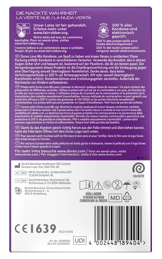 Durex Gefühlsecht Ultra condooms 30 stuks