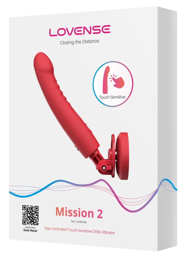 Lovense Mission 2 app-gestuurde dildo vibrator
