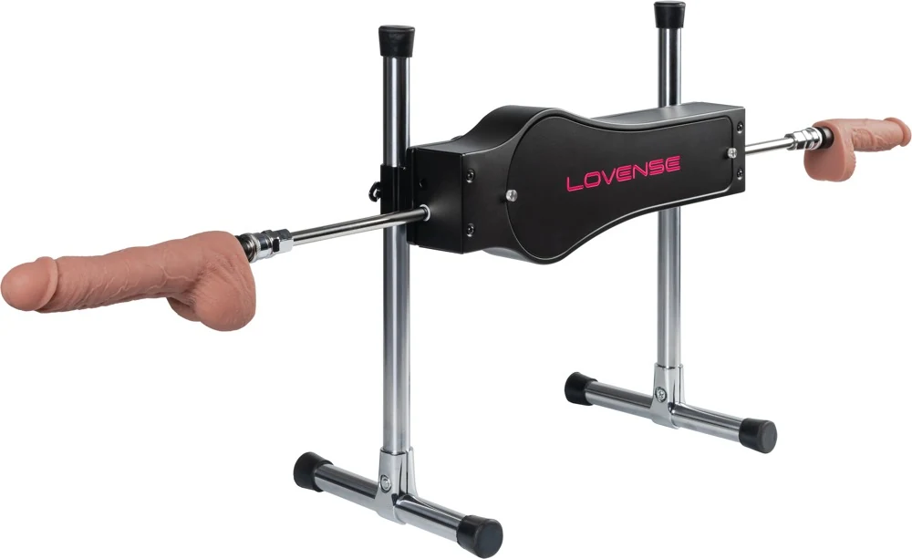 Lovense seksmachine met app en 2 dildo’s