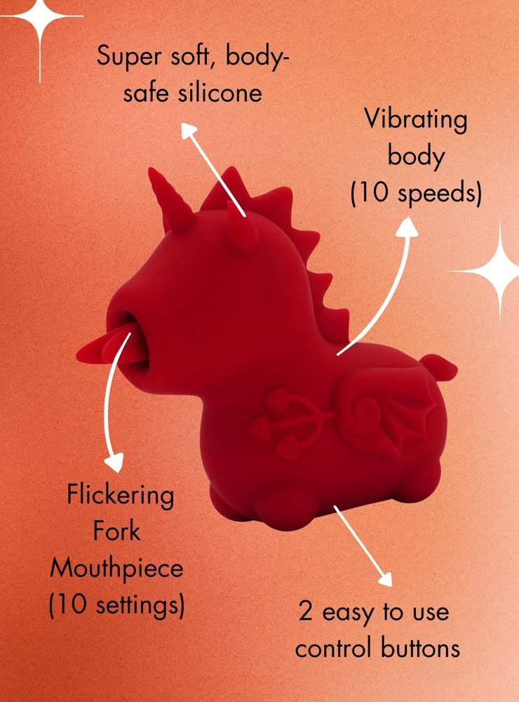 Unihorn Blaze Diablo lay-on vibrator