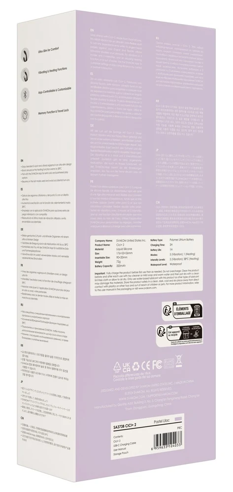 SVAKOM Cici+ 2 rabbit vibrator
