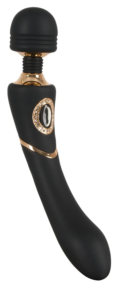 Elegante massagestaaf met vibraties en flexibele kop