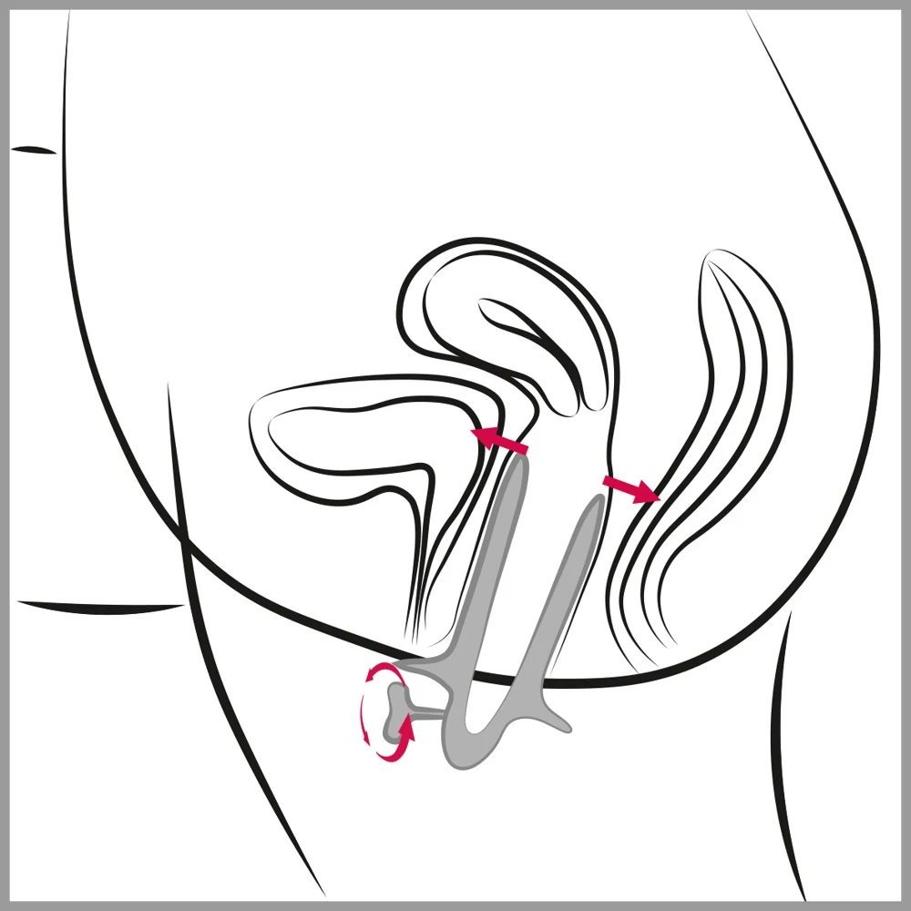 RVS speculum met stelschroef