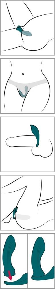 RC 3-in-1 vibrator met afstandsbediening