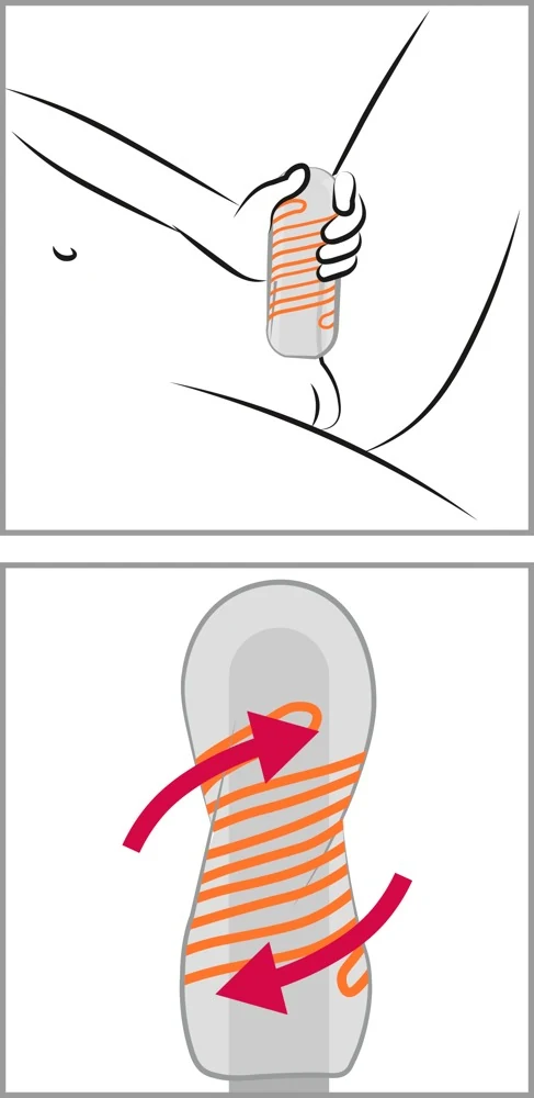 TENGA herbruikbare masturbator spinner