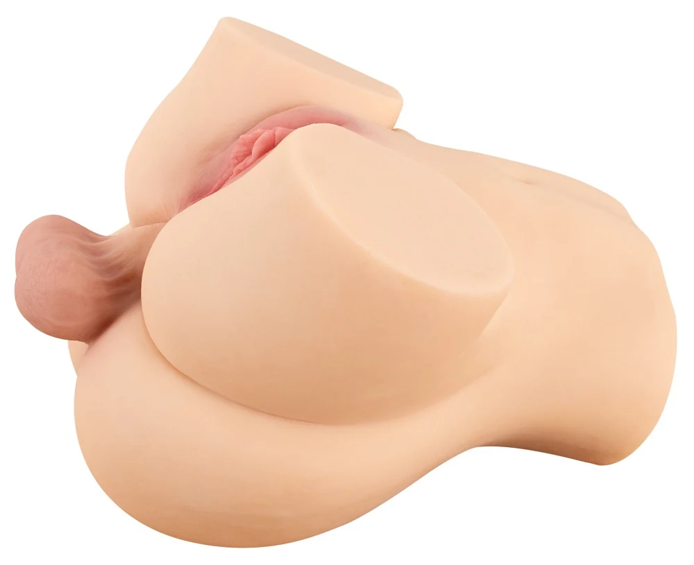 Realistische dubbele torso masturbator van TPE