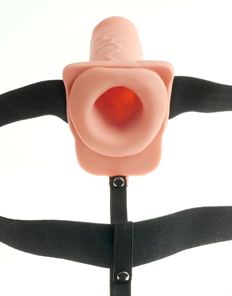 Holle vibrator sleeve met testikels en 10 vibratiestanden
