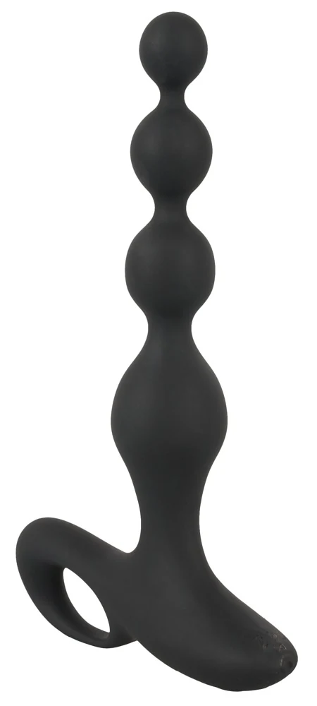Waterdichte anaal vibrator met oplopende ballen