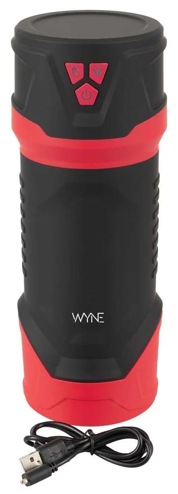 WYNE masturbator met zuigfunctie en vibratie
