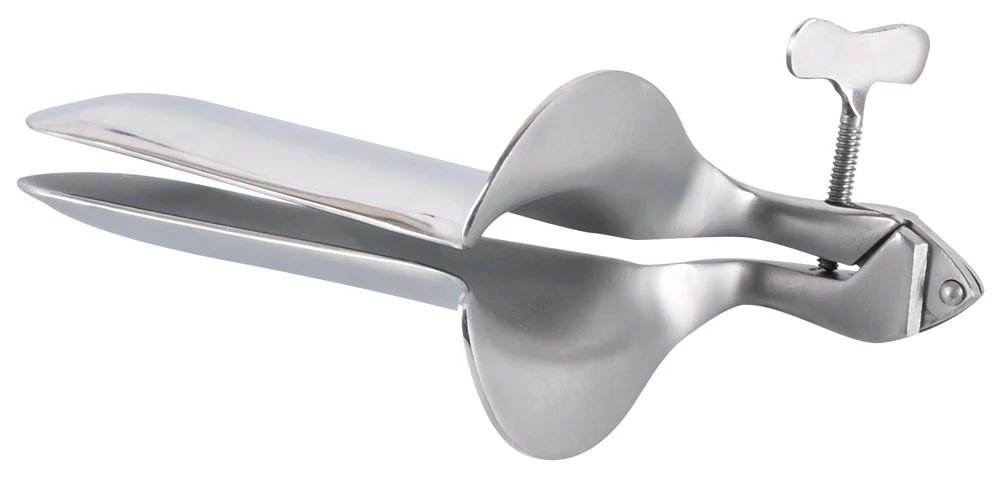 RVS speculum met stelschroef