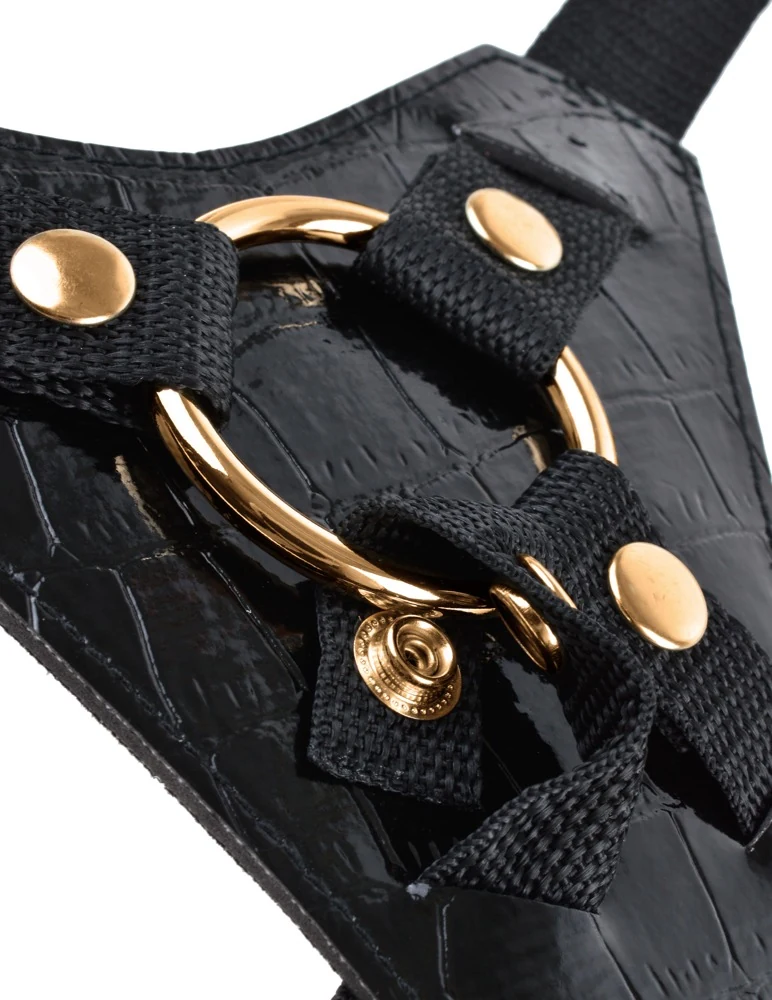 Verstelbare strap-on met afneembare dildo