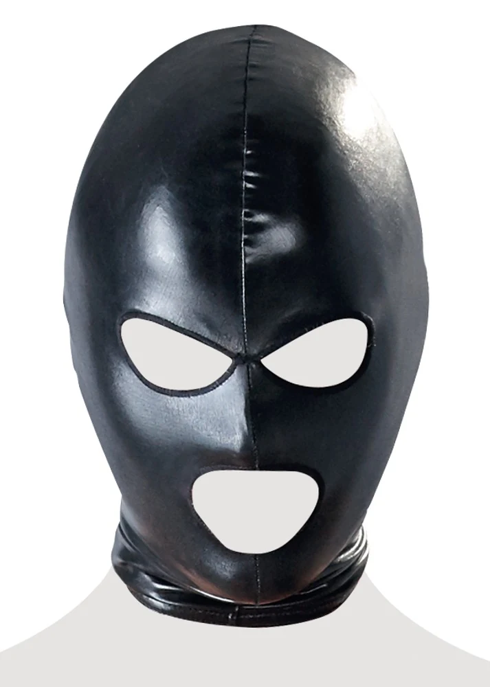 Wetlook hoofdmasker met oog- en mondopening