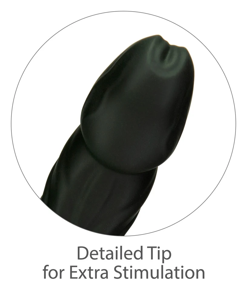 Naked Addiction roterende en stuwende vibrator 22,8 cm