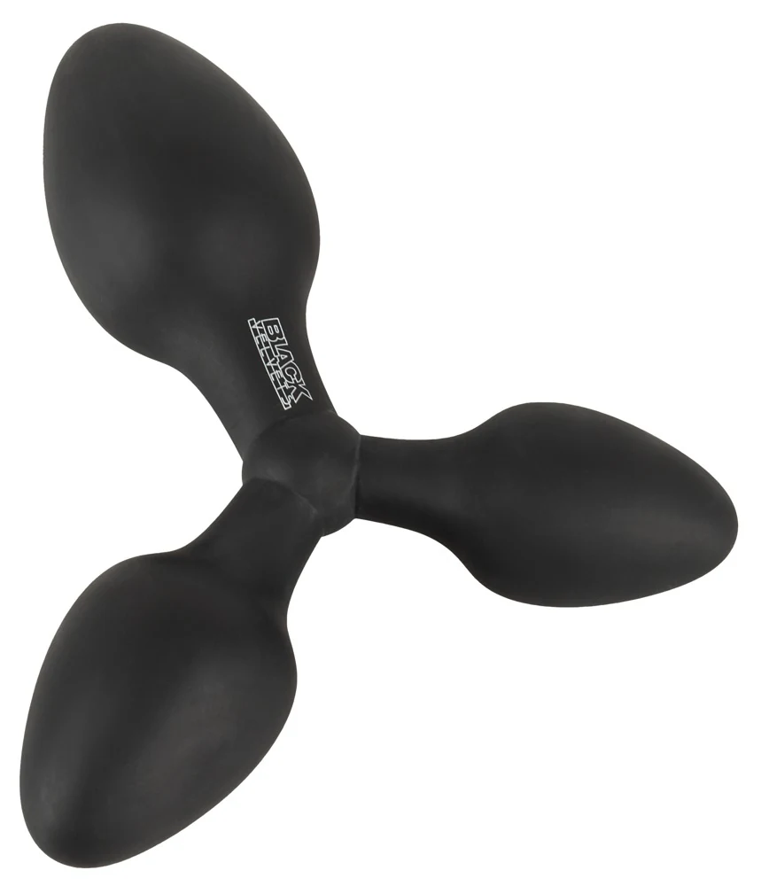 Black Velvets Training Triple Buttplug Siliconen