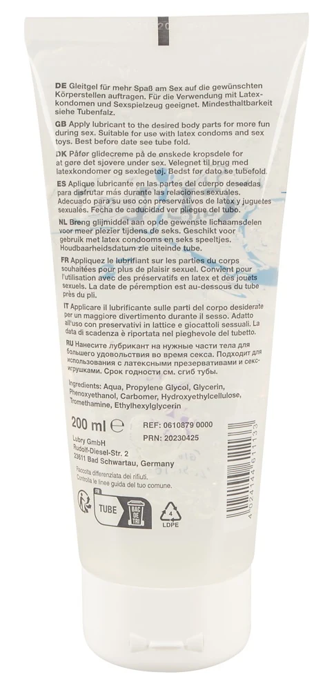 Just Glide Toylube glijmiddel op waterbasis