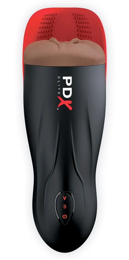 PDX Elite Fuck-O-Matic 2 masturbator met testikelstimulator