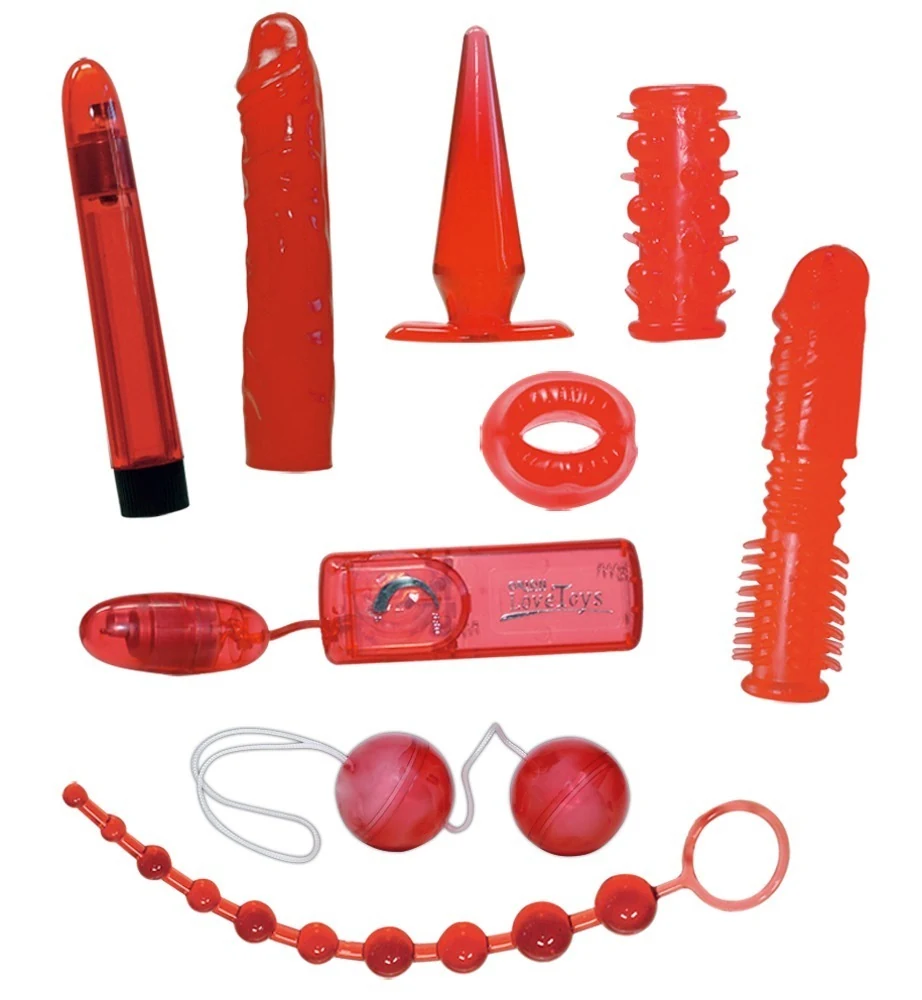 You2Toys Red Roses 9-delige rode set
