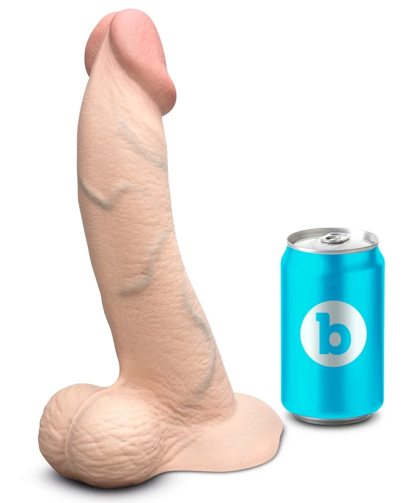 b-vibe 10 inch curvy dildo met zuigvoet