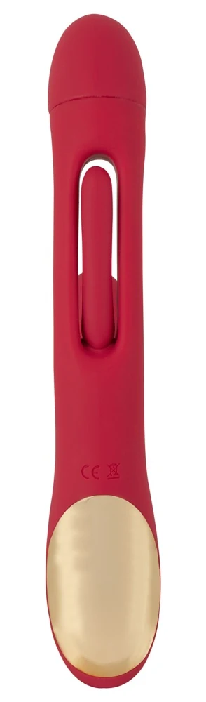 Rabbit vibrator met trillende tongfunctie