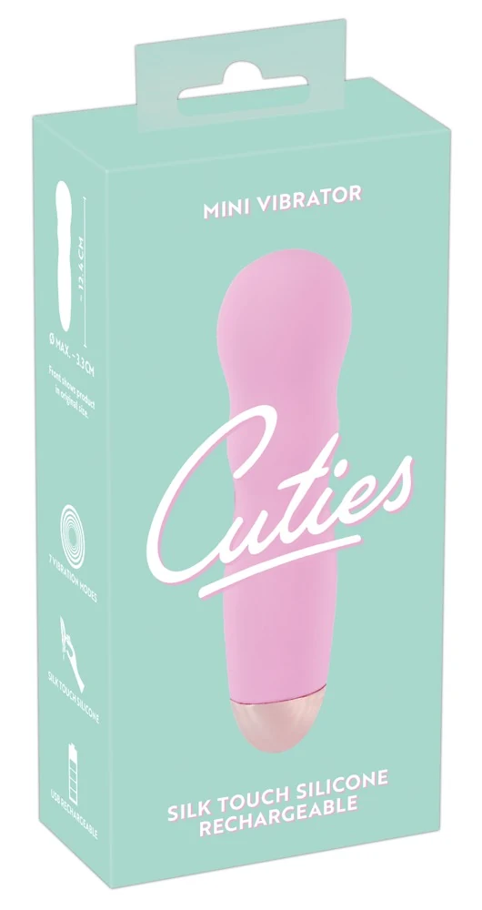 Rosékleurige minivibrator oplaadbaar en waterdicht