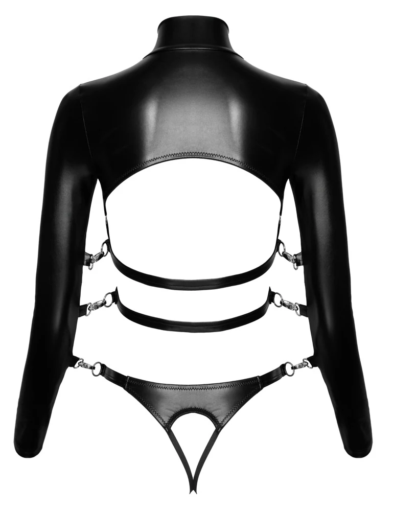 Bad Kitty bondage set in one-piece look