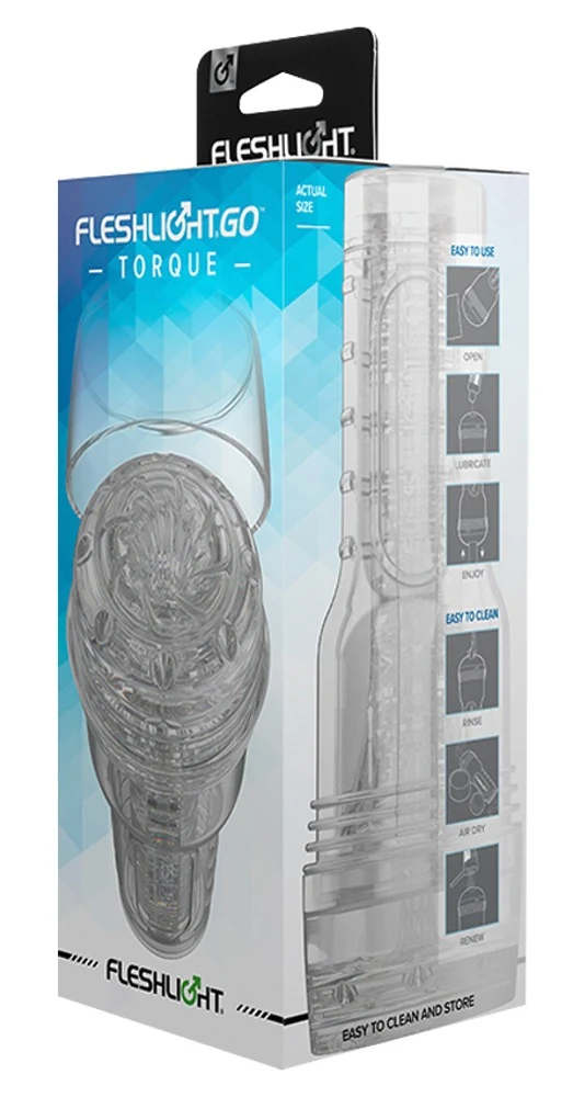 Fleshlight GO Torque masturbator transparant