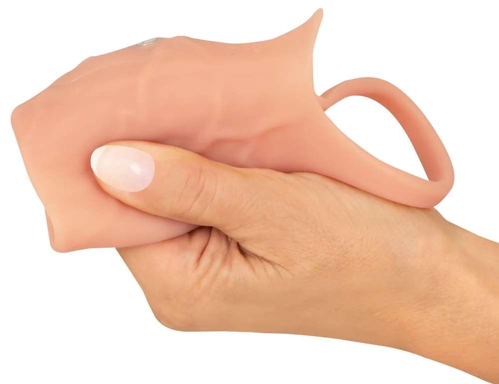 RealSleeve Open vibrerende penissleeve van siliconen