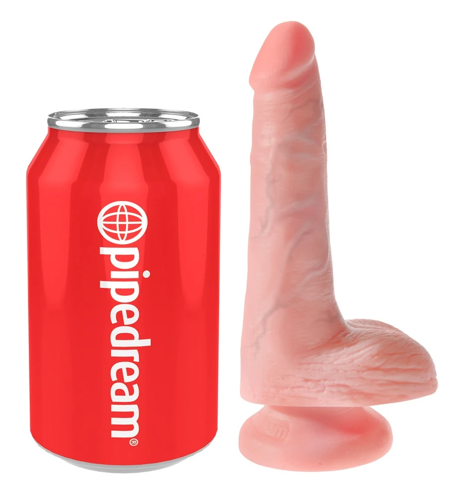King Cock dildo 15,2 cm met zuigvoet