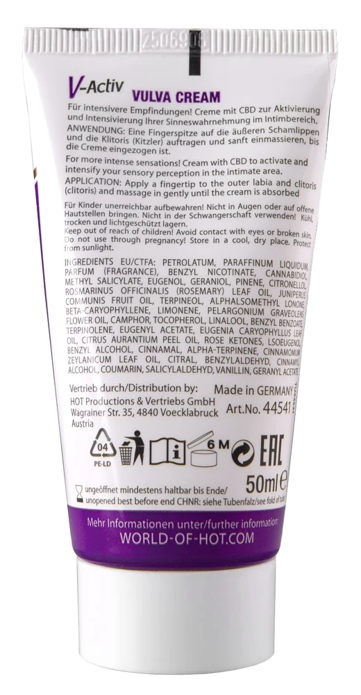 HOT V-Activ Vulva Cream 50 ml