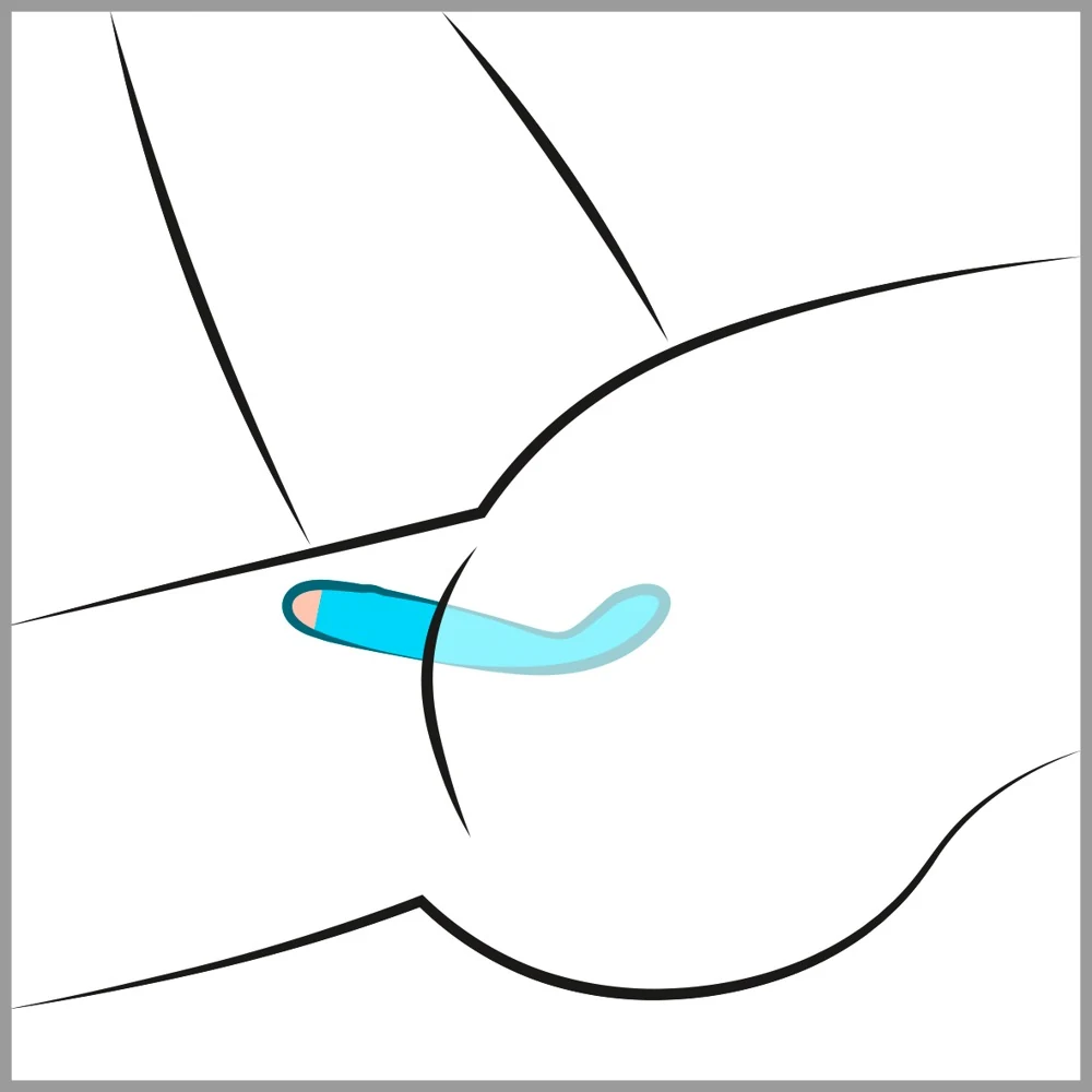 Cuties mini vibrator blauw