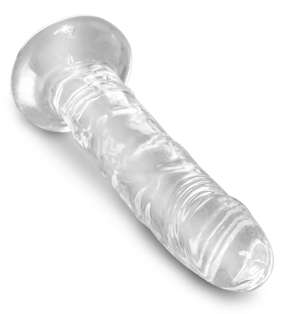 King Cock Clear 6" dildo met zuignap