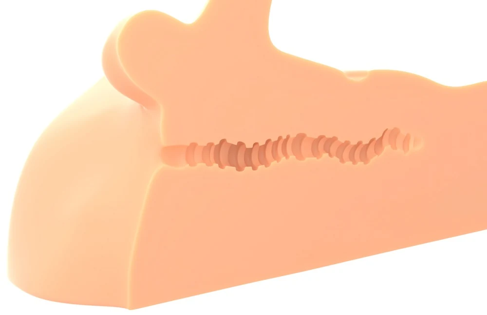 PDX Plus mannelijke torso met flexibele penis