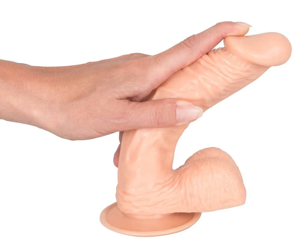 Flexibele dildo met zuignap 20 cm