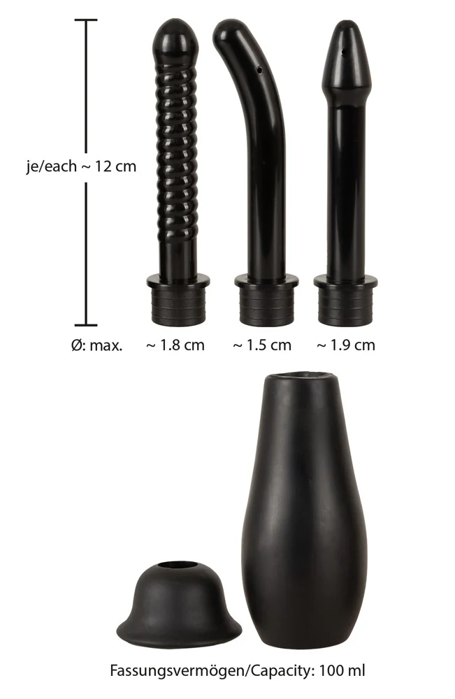 Bad Kitty intieme douche met 3 opzetstukken