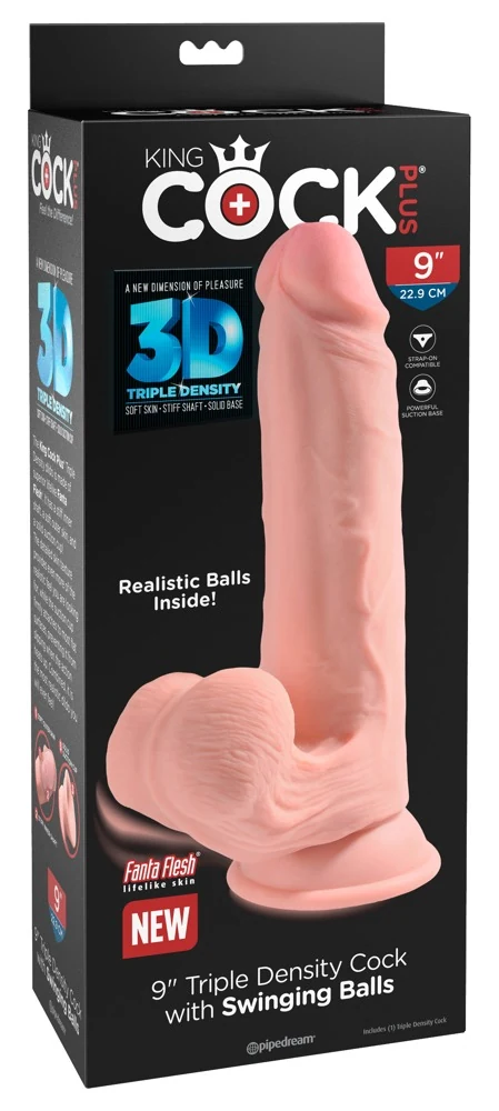 Hyperrealistische dildo met zuigvoet 26 cm