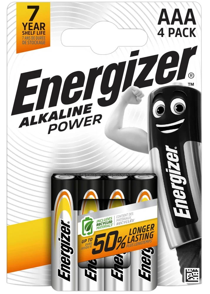 Energizer AAA batterijen 12 x 4 stuks